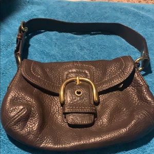 Brown shoulder Coach purse! Great condition!